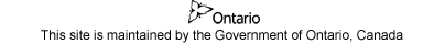 This site maintained by the government of Ontario, Canada.